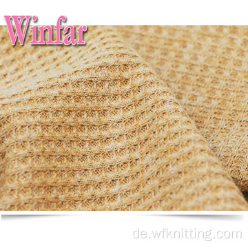 Mini Waffel Polyester Baumwolle Thermal Waffel Strickstoff